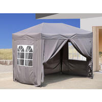FALTPAVILLON 2x3m Smoky Grau - Grau, Metall (200/245/300cm) - QUICK STAR