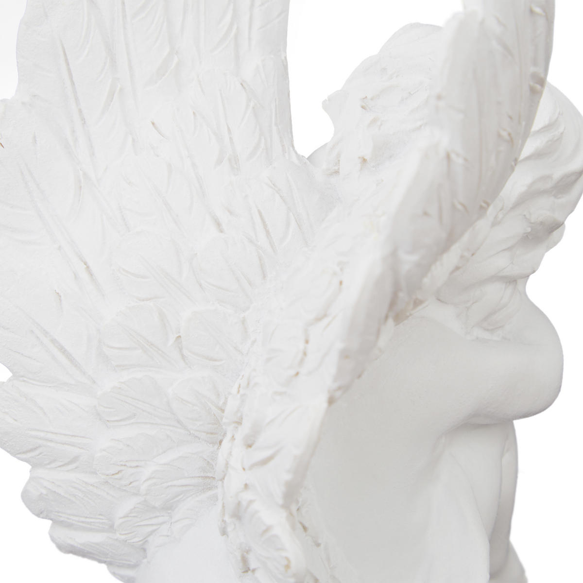 2XGRABENGEL - Weiß, Kunststoff (12.5/6/7.5cm) - Relaxdays