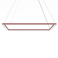 LED-HÄNGELEUCHTE - Rot, Metall (60/60/100cm) - Lumicom
