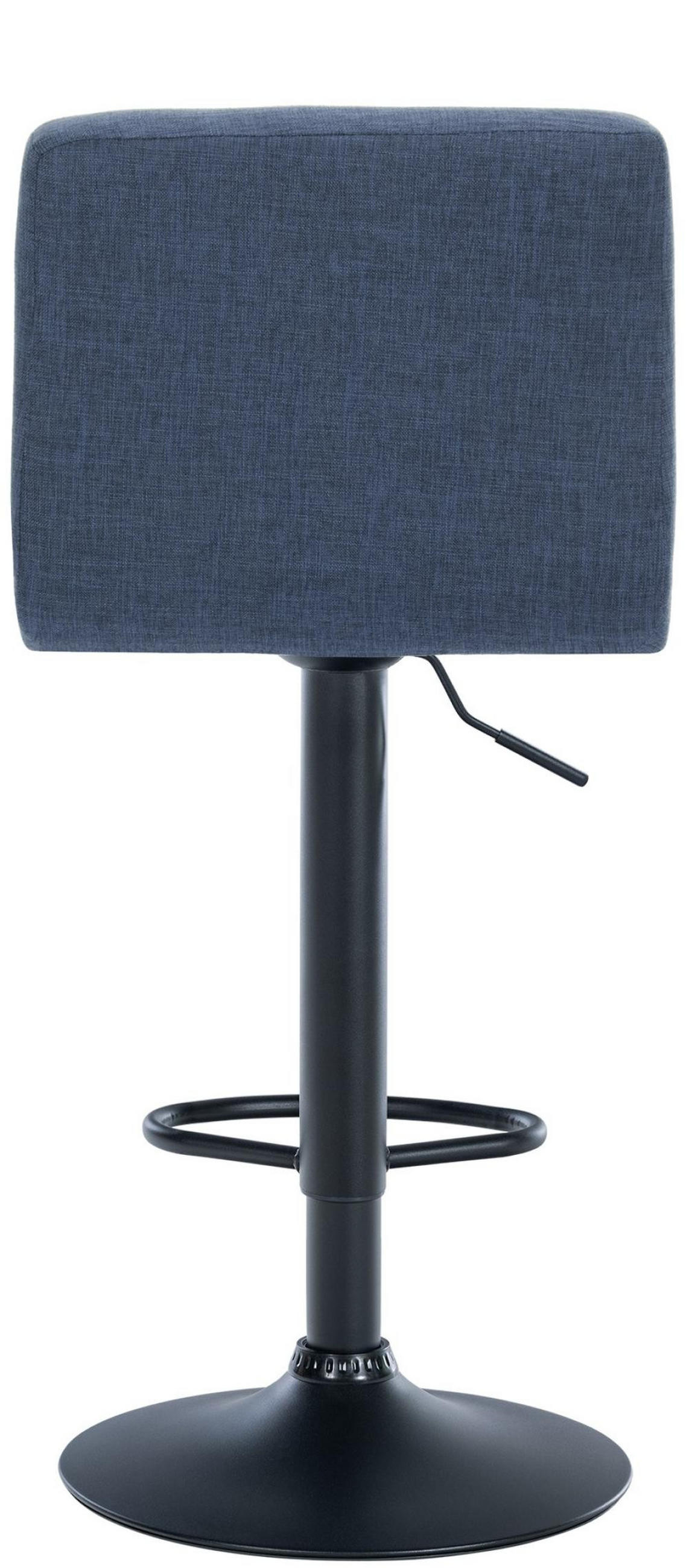 BARHOCKER 2er Set Stoff blau - Blau, Textil/Metall (46/94/47cm) - CLP