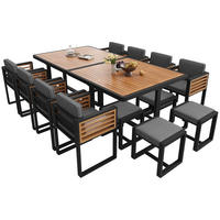 GARTENMÖBEL SET 12-tlg. Sitzgruppe Akazienholz - Grau, Holz - ComfortXL