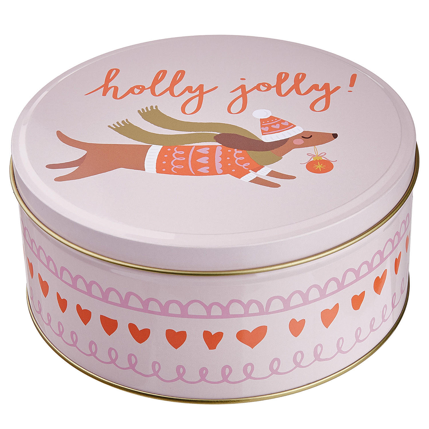 KEKSDOSE Cookie Jar - Rosa, Metall (17/8/17cm) - Butlers