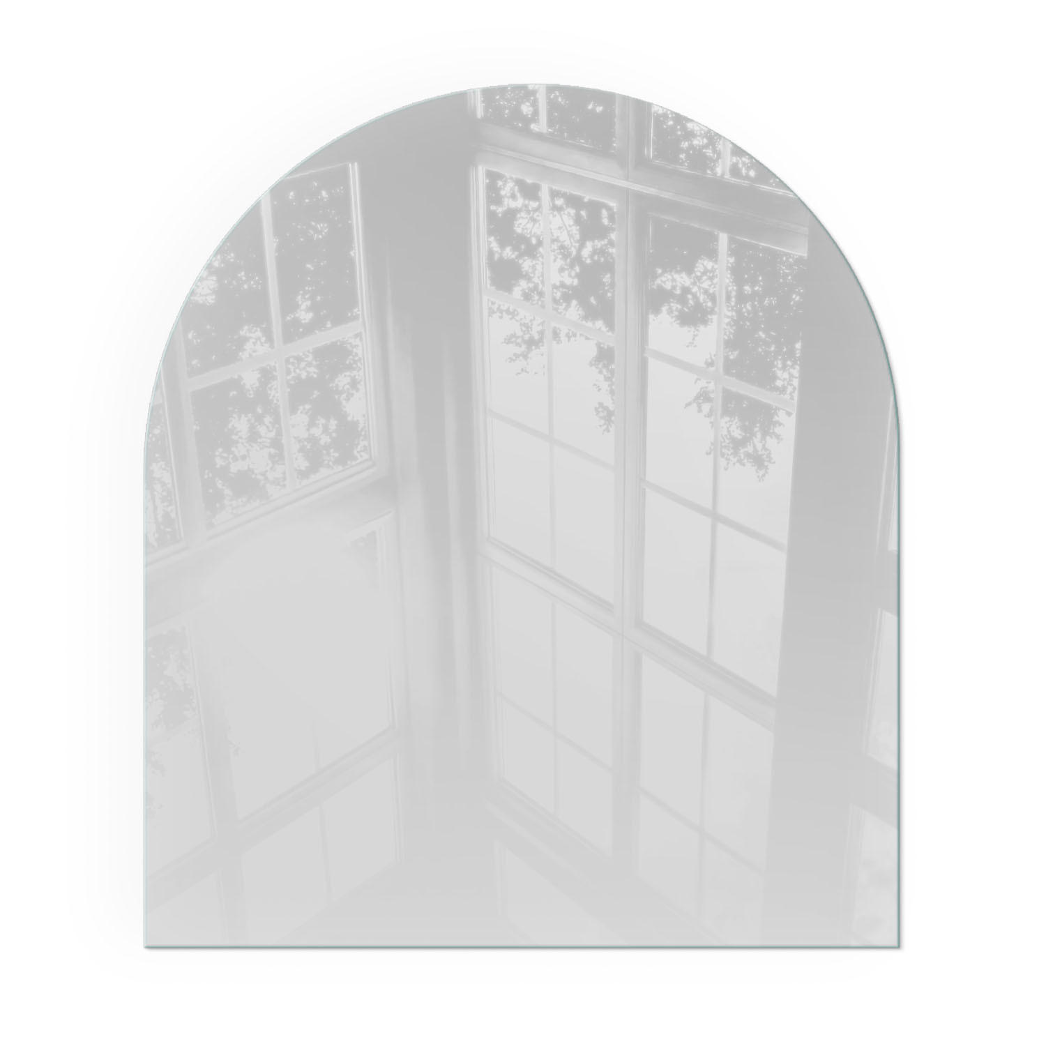 GLASPLATTE für Kamin 80x70 cm - Grau, Glas (80/70/0.4cm) - TULUP