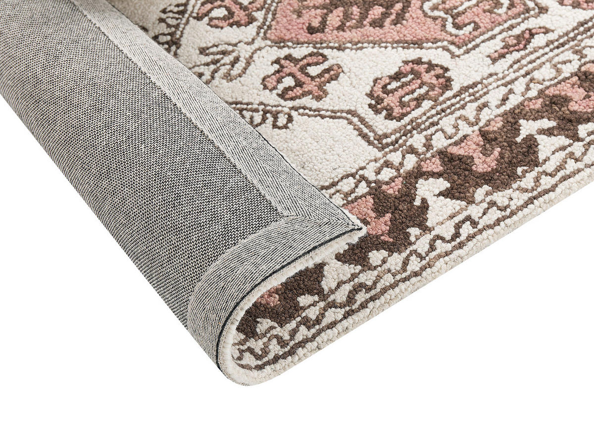 VINTAGE-TEPPICH Tomarza 200/200 cm - Multicolor, Textil (200/200cm) - Beliani