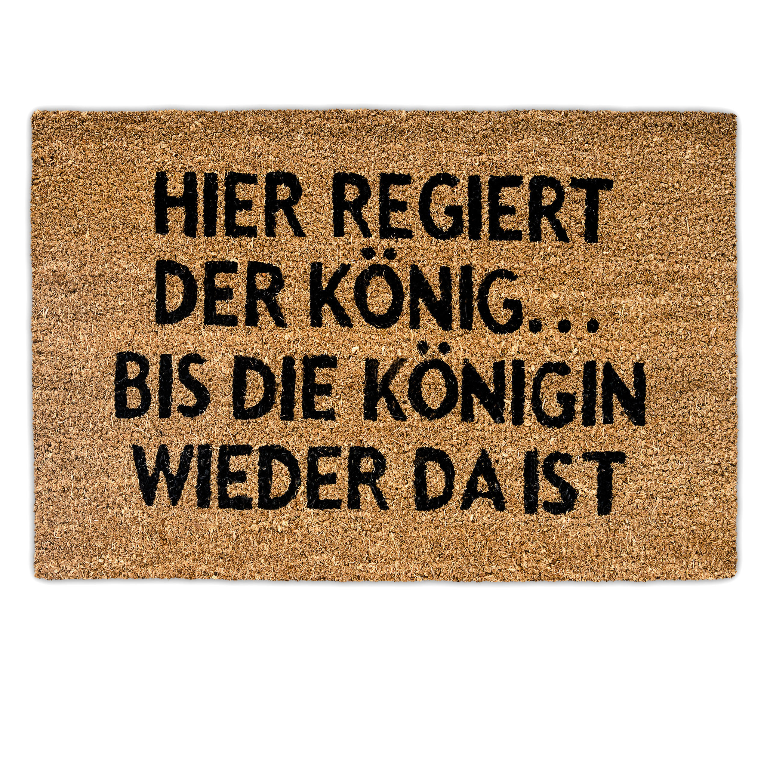 FUßMATTE - Hellbraun, Kunststoff/Textil (40/60cm) - Relaxdays