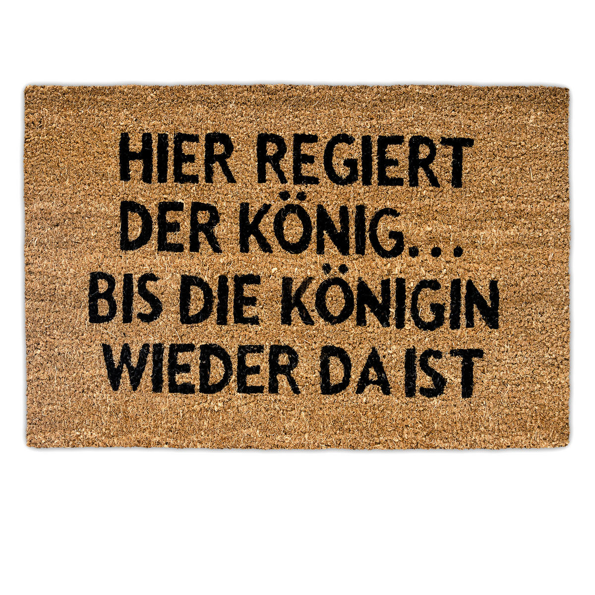 FUSSMATTE - Hellbraun, Kunststoff/Textil (40/60cm) - Relaxdays