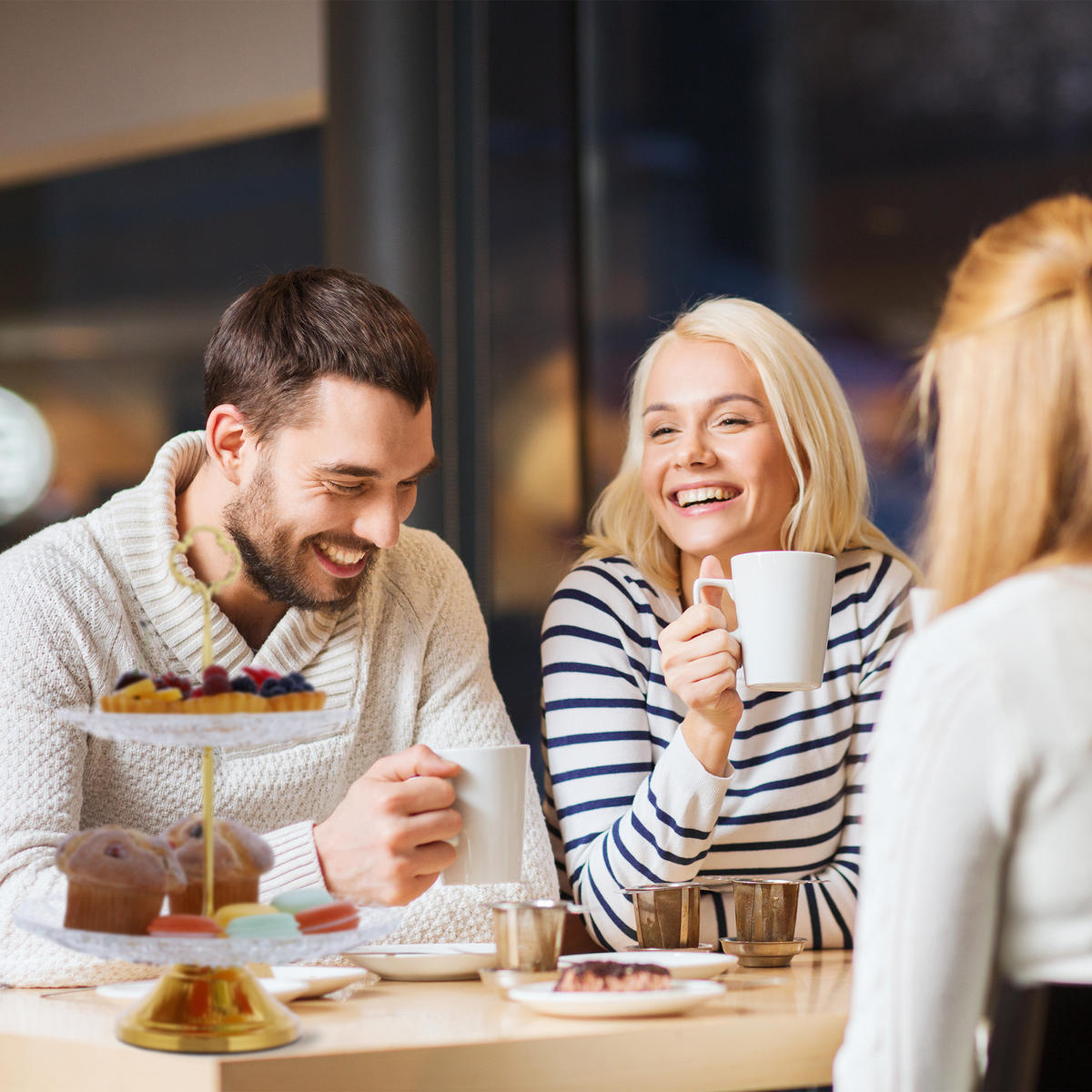 ETAGERE - Transparent, Glas/Metall (23/30cm) - Relaxdays