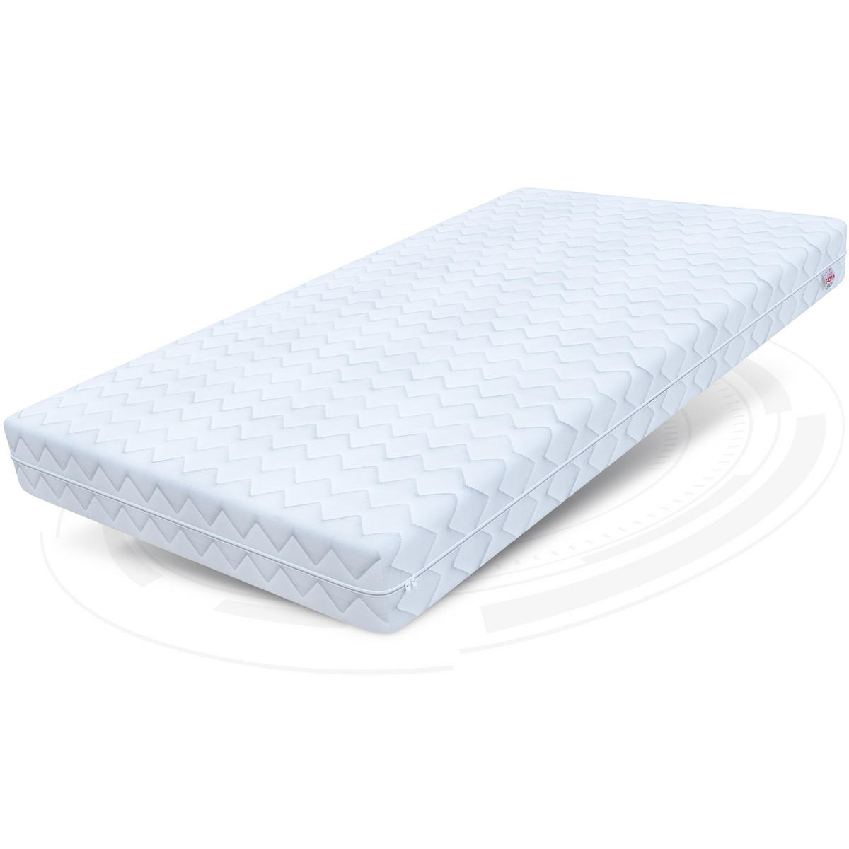 KINDERMATRATZE Mileto - Weiß, Textil (90/160cm) - FDM