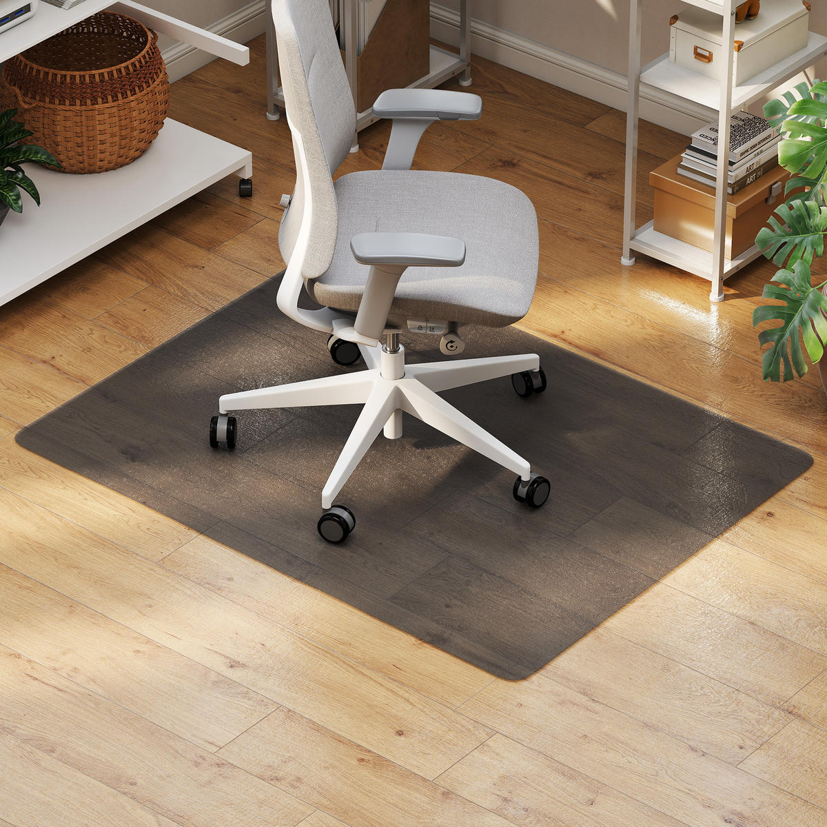 BODENSCHUTZMATTE DE-11768 120x90 cm Schwarz - Schwarz, Kunststoff (90/120cm) - ComfortXL