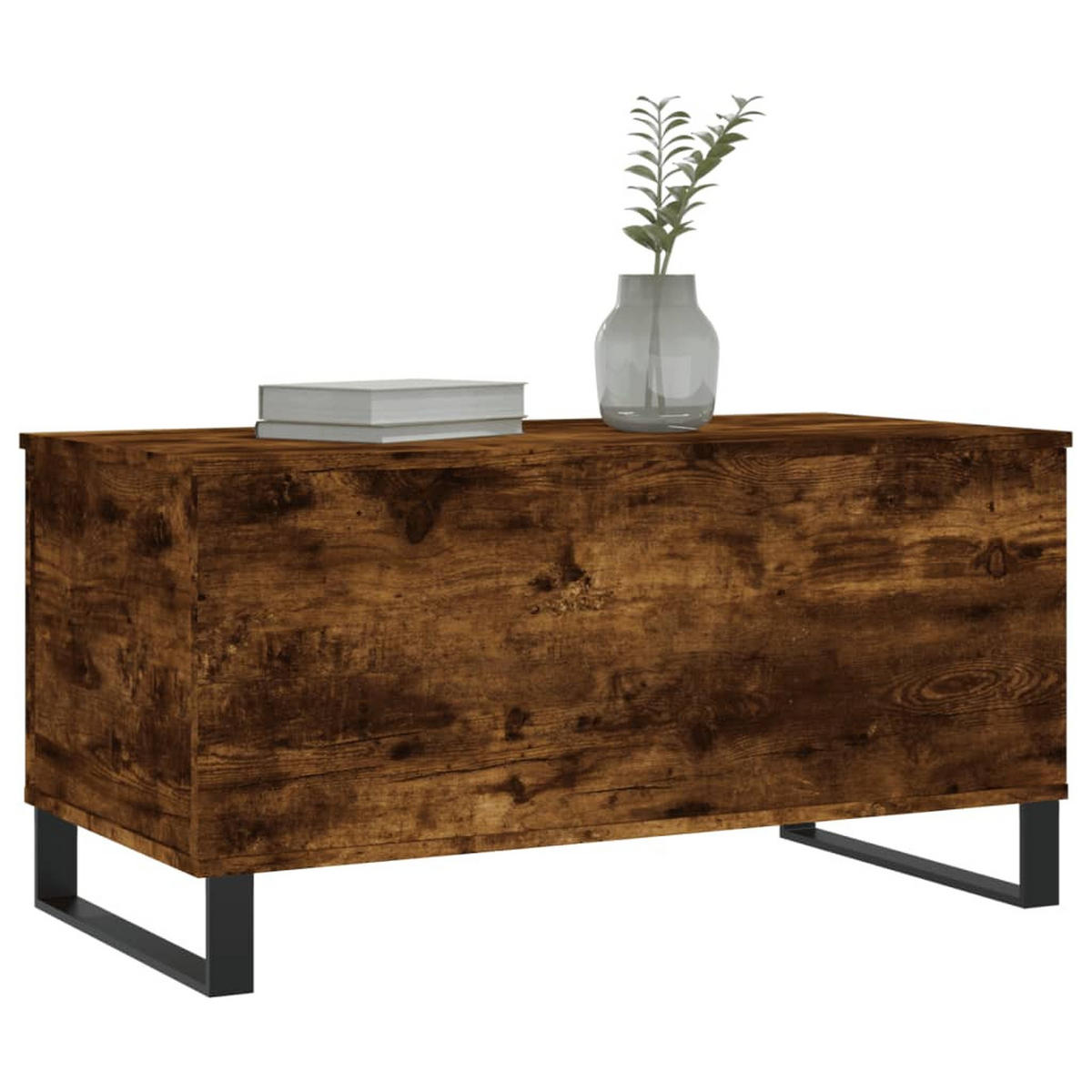 COUCHTISCH Räuchereiche 90x44,5x45 cm Holzwerkstoff - Braun, Holzwerkstoff (90/44.5/45cm) - furnicato