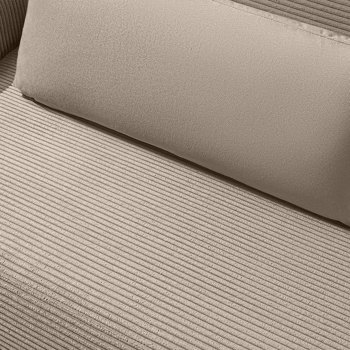 3-SITZER SCHLAFSOFA MOLLIS, Corduroy, Beige - Beige, Holz/Holzwerkstoff (250/93/108cm) - KONSIMO®
