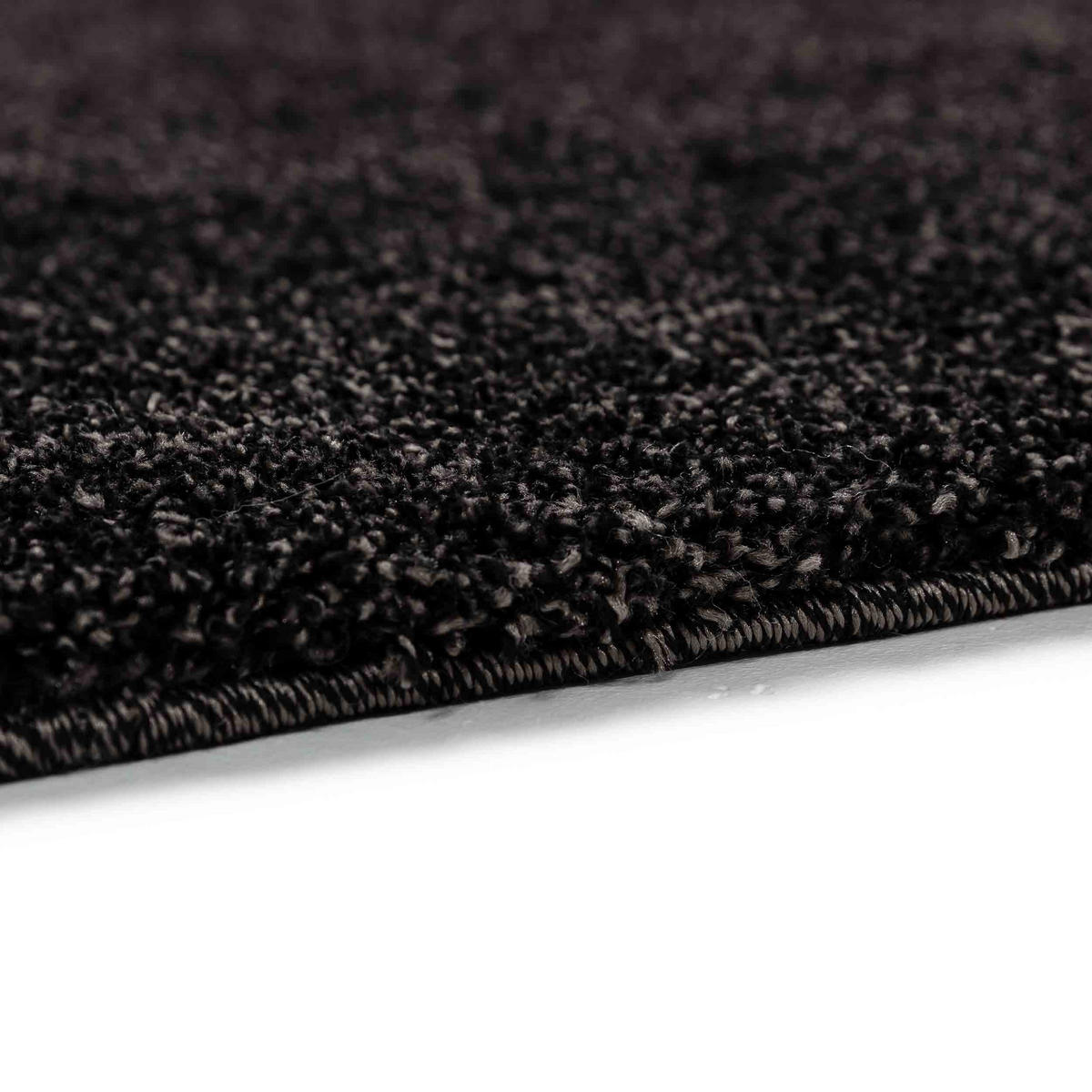 KOBEREC s vysokým vlasom LEVERAGE - čierna, textil/prírodné materiály (133/190cm) - Schöner Wohnen