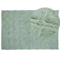 KURZFLOR-TEPPICH Hatay 200/140 cm - Grün, Textil (140/200cm) - Beliani
