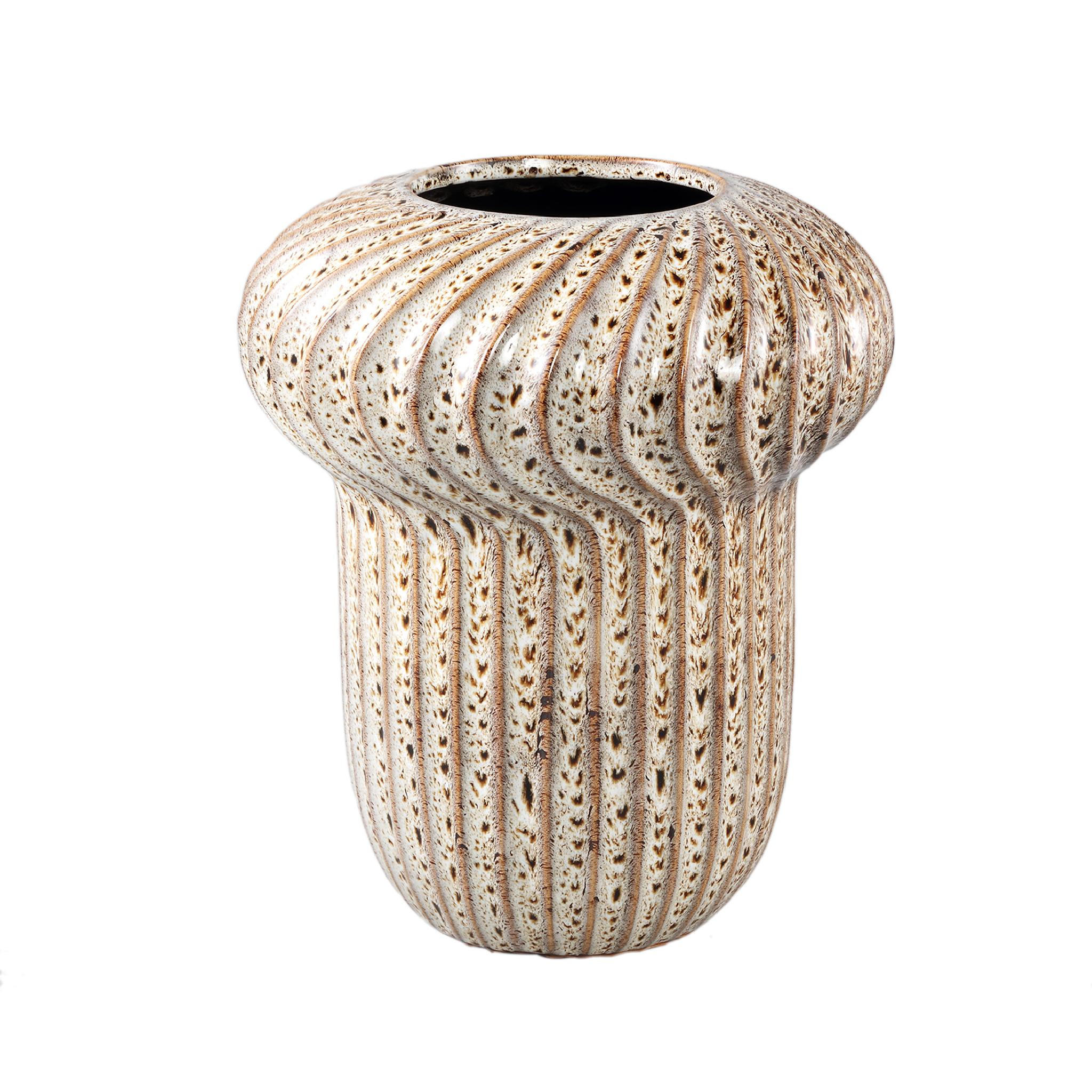 TOPF Sindi Braun 25/25/30cm - Braun, Keramik (30cm) - PTMD Collection