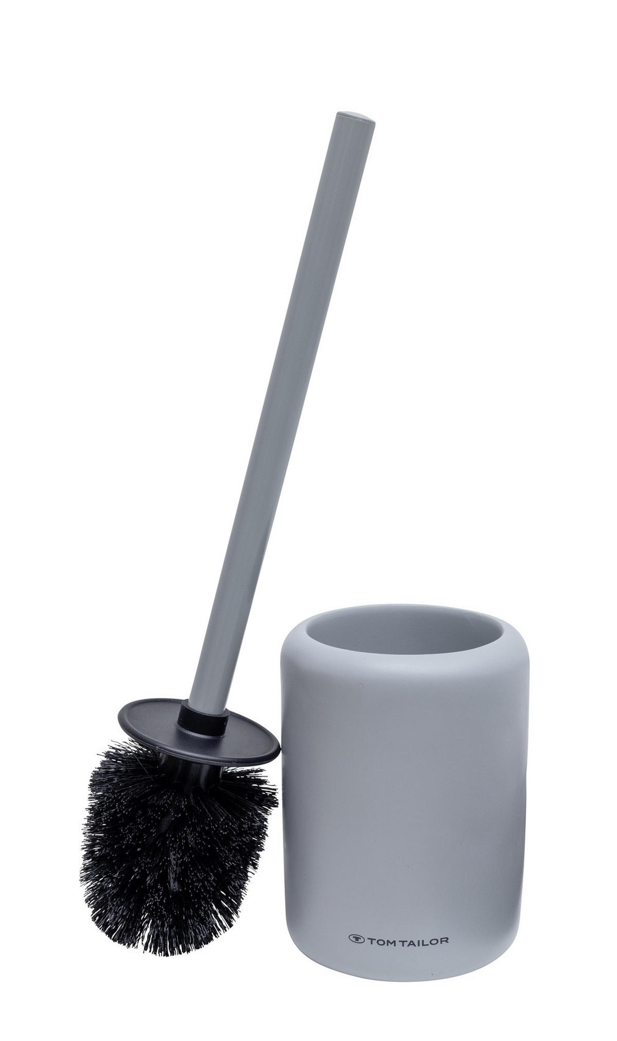 WC-BÜRSTE mit Halter - Grau, Kunststoff (10.5/36/10.5cm) - Tom Tailor