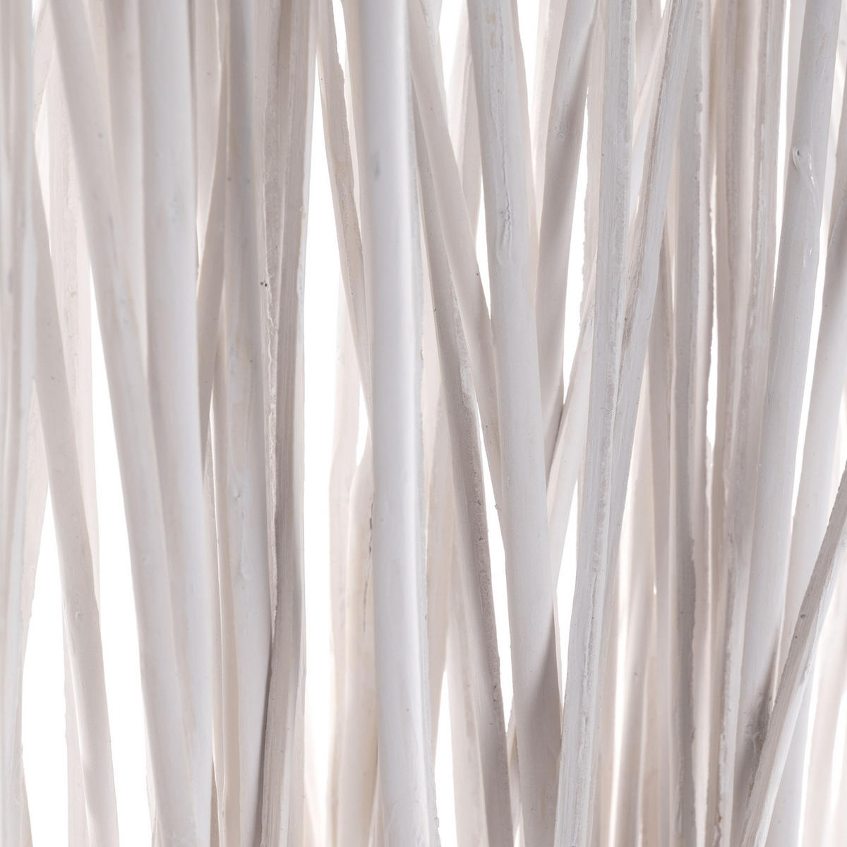 RAUMTEILER Slim 170x40 cm, Weidenholz-Zweige weiß - Weiß, Naturmaterialien (40/170/12cm) - DESIGN DELIGHTS