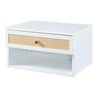 WANDREGAL Eiker - Goldfarben/Weiß, Holzwerkstoff/Kunststoff (31.5/23/40cm) - [en.casa]