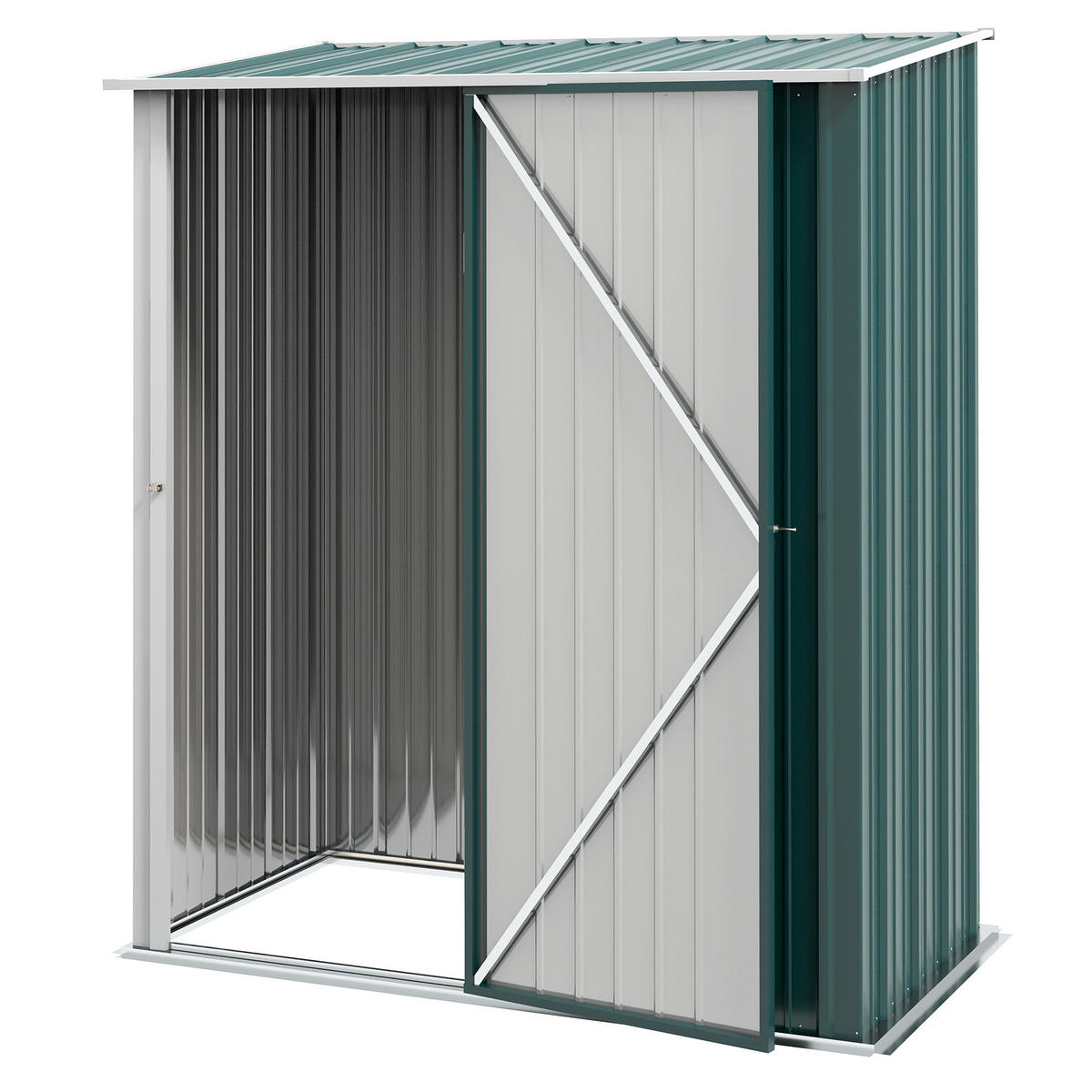 GARTENHAUS Grun 1 Stück - Grün, Kunststoff/Metall (94.5/196/161.5cm) - GiPP