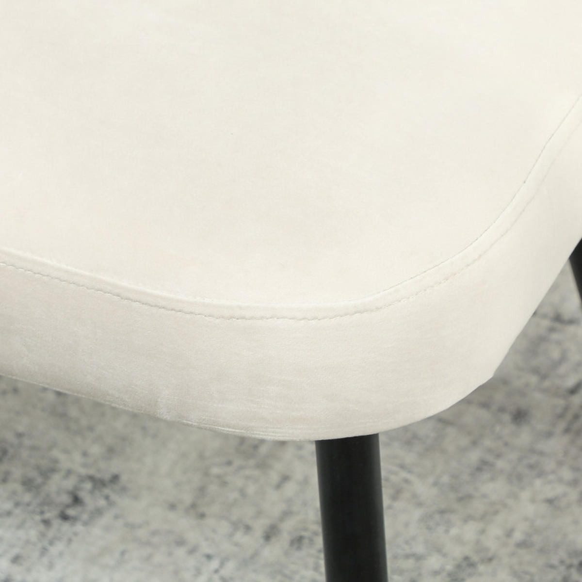 2-SITZER Sofa mit Metallgestell 127/63/84,5 cm Beige - Beige, Metall (63/84.5/127cm) - Redom