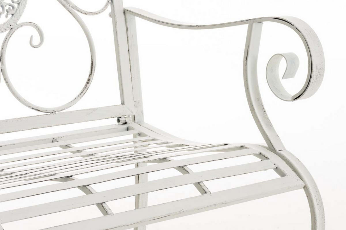 STUHL Pamela antik weiß - Weiß, Metall (62/94/53cm) - TPFGarden