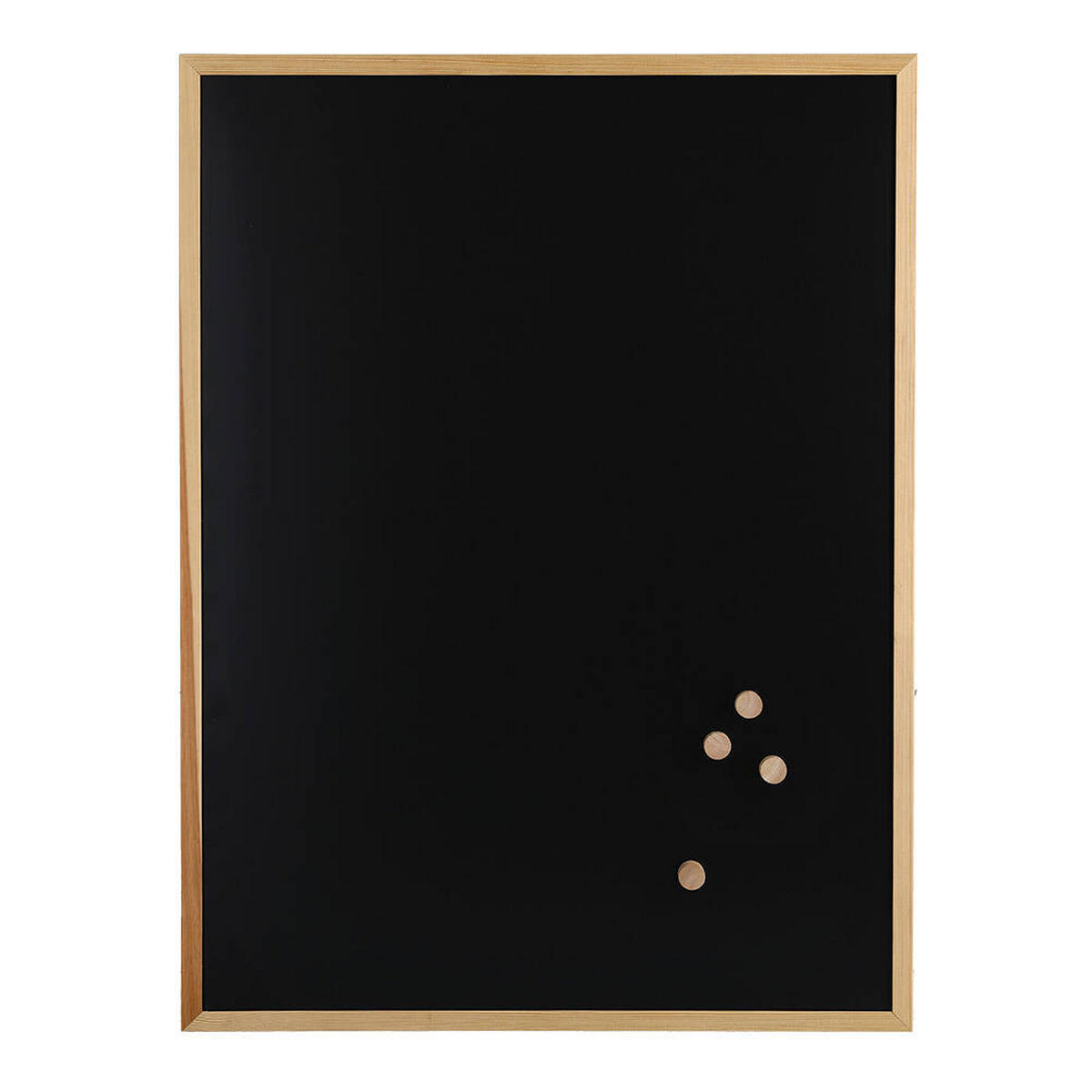 KREIDETAFEL Magnetisch 60/80 cm - Schwarz, Metall (60/1.3/80cm)
