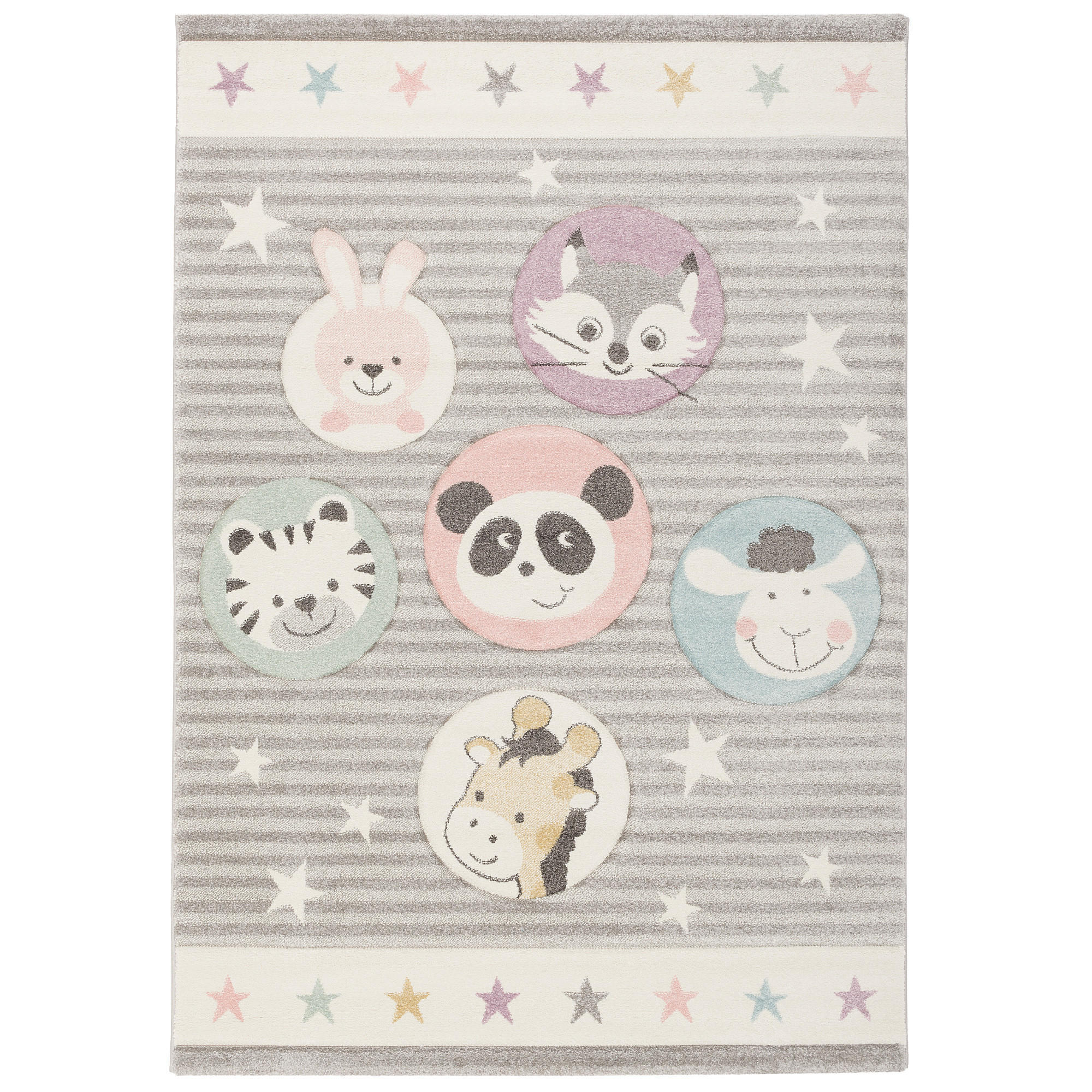 KINDER TEPPICH MAUI KIDS STAR FRIENDS - Multicolor, Textil (200/290cm) - Pergamon