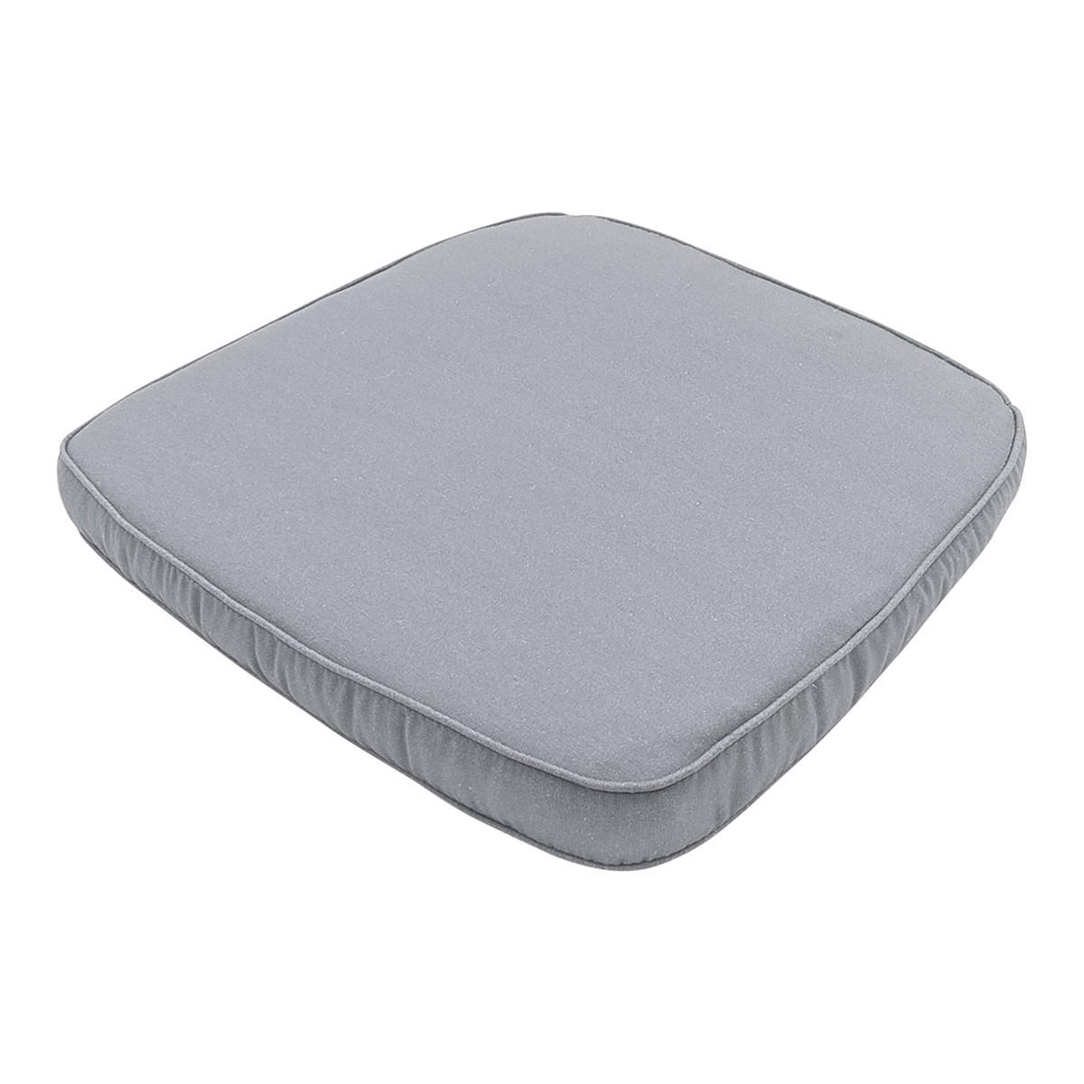SITZKISSEN Panama 48/48 cm 4er-Set - Hellgrau, Textil (48/5/48cm) - Madison