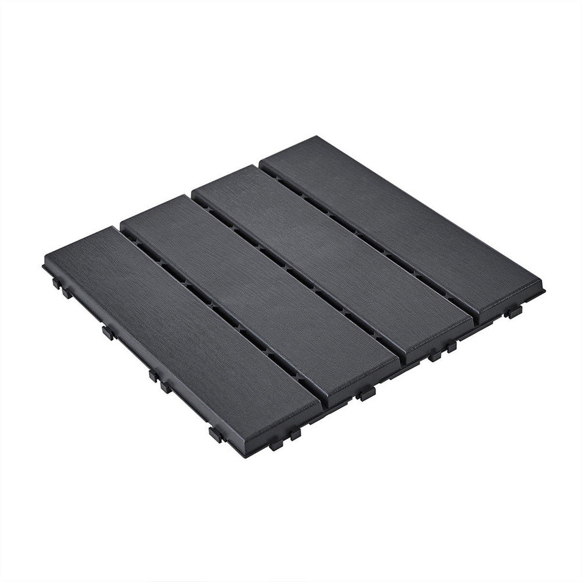 MODULARNE plošče za teraso z vgradnjo brez orodja - barve javorja, krzno (31/31/2cm) - SoBuy