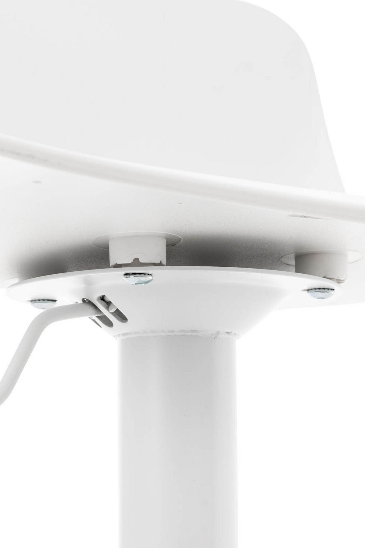 BARHOCKER Almeria, Gestell Metall, Kunststoff Weiß, 2ER Set - Weiß, Kunststoff/Textil (44/100/45cm) - TPFLiving