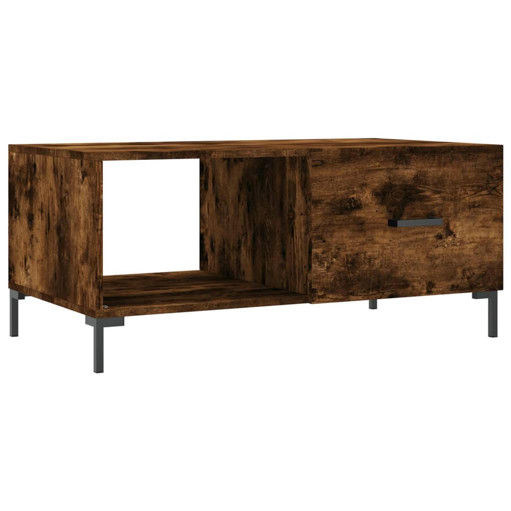 COUCHTISCH Räuchereiche 90x50x40 cm Holzwerkstoff - Braun, Holzwerkstoff (90/50/40cm) - furnicato