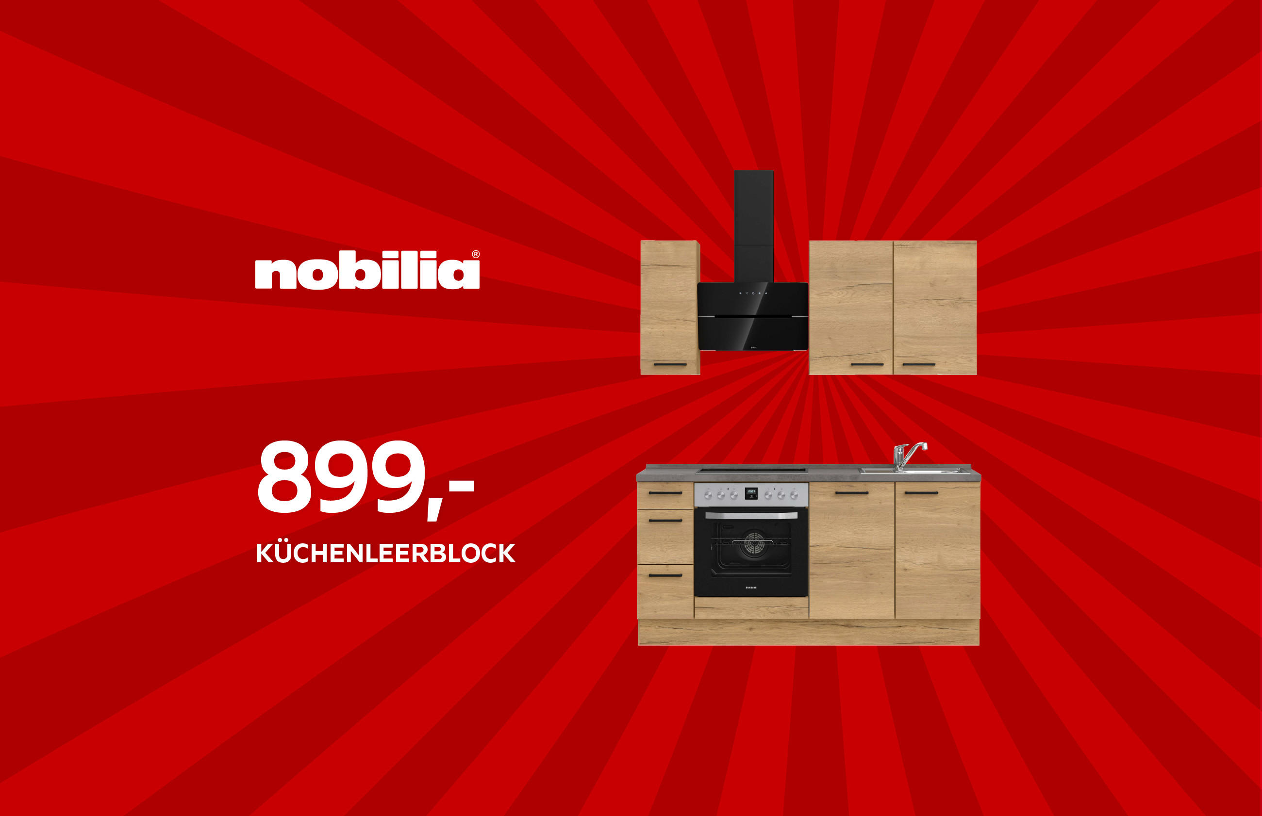 nobilia 899,- Küchenleerblock