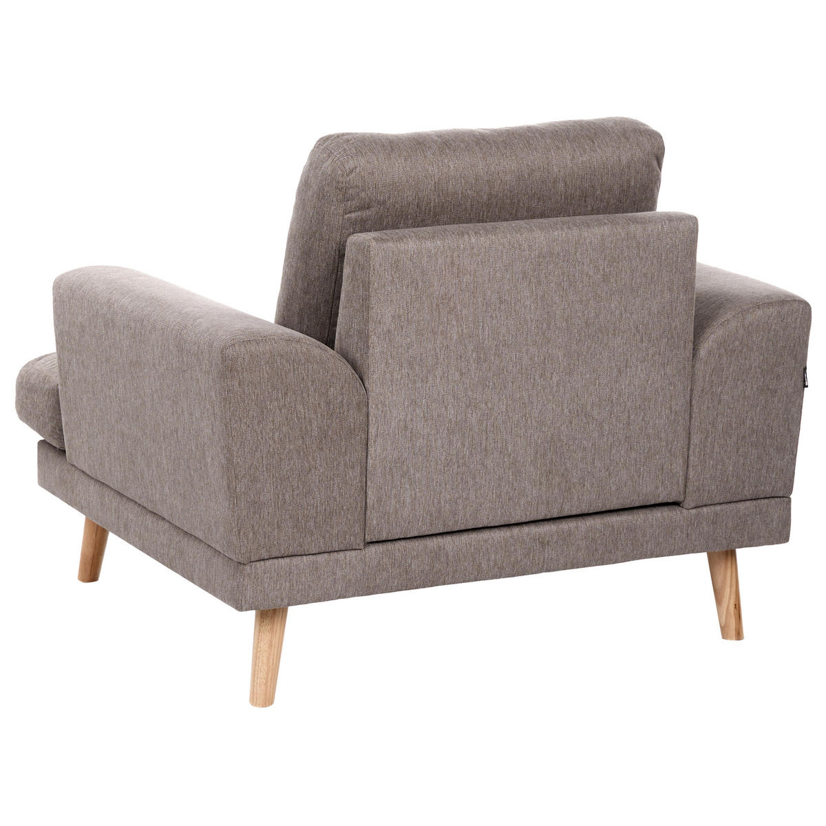 SESSEL Stoff Braun Kildal - Braun, Textil (114/90/96cm) - Beliani
