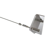 SEILSPANNGARNITUR / SEILSPANNER SET Modo 500 cm Seil, Chrom - Chromfarben, Metall (8/5.5/5cm) - INTERDECO