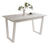 ESSTISCH ARTON II ausziehbarer Tisch 140-195 cm für 6-8 Personen - Multicolor/Weiß, Holzwerkstoff/Metall (140/80/77cm) - Lookway