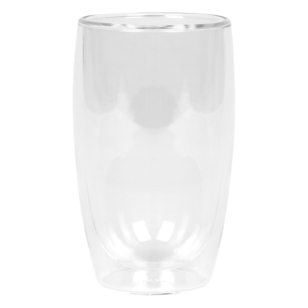 GLÄSER Latte Macchiato 2er Set Coffee Bar SEVEN - Naturfarben, Glas - Könitz