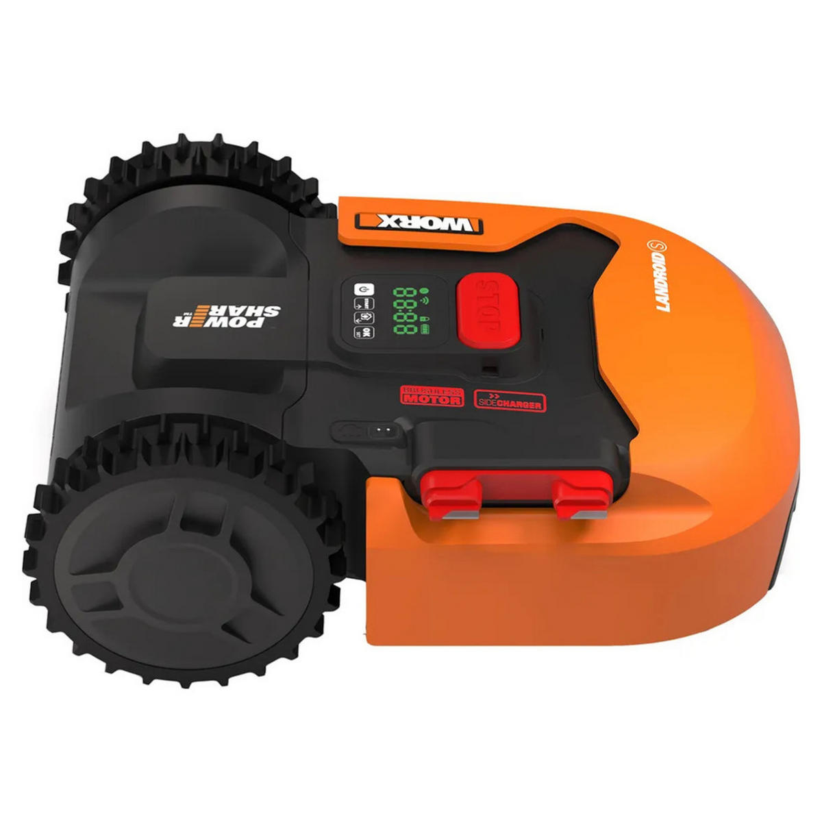 MÄHROBOTER S400 WLAN App Steuerung 400 m² Mulchfunktion Orange Schwarz - Schwarz/Orange, Kunststoff (36.1/26.5/50.7cm) - JUNG