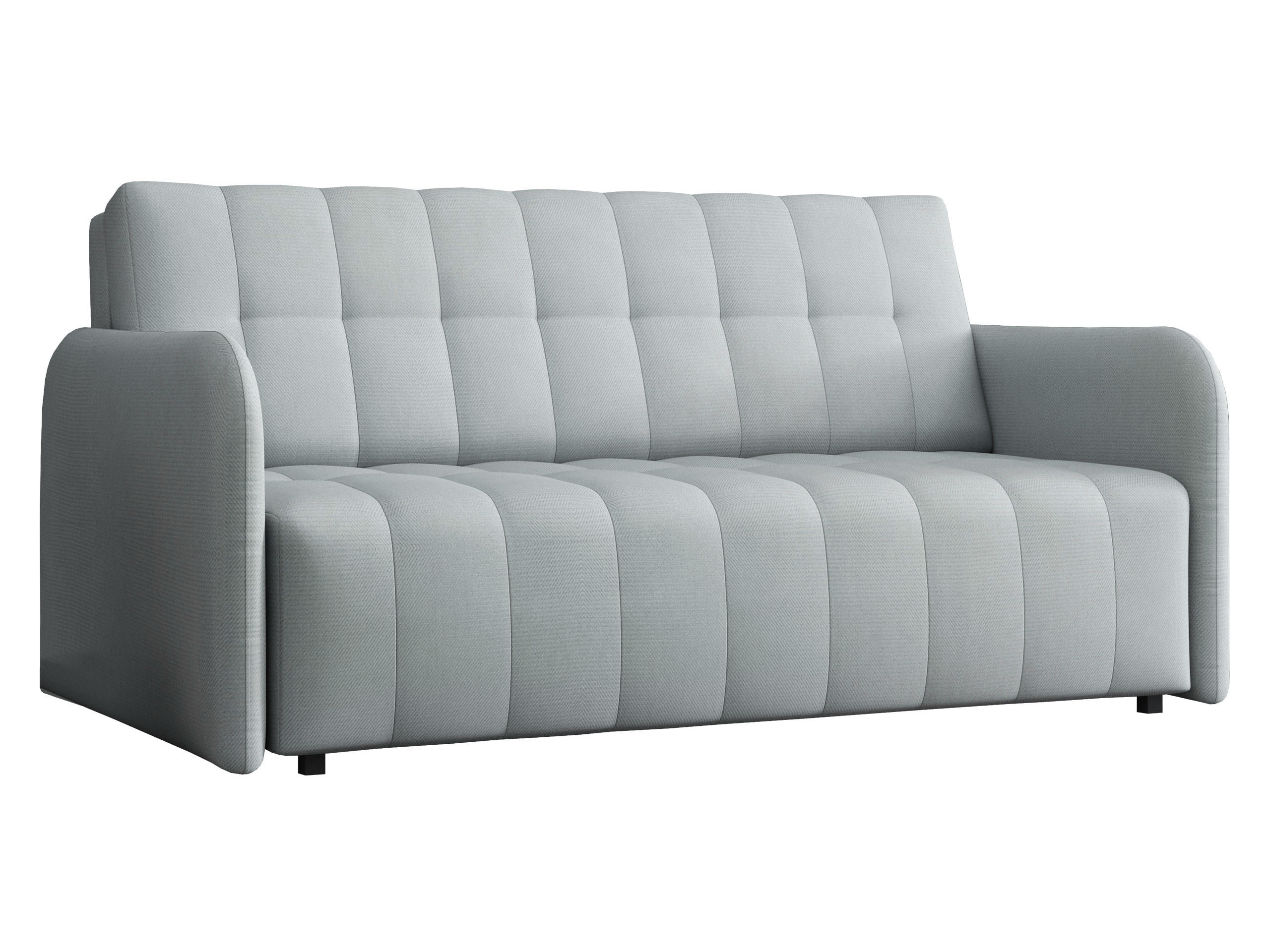 SCHLAFSOFA Viva Grand IV - Hellgrau/Schwarz, Holz/Kunststoff (165/85/95cm) - MIRJAN24