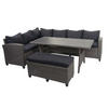 POLY GARNITUR Grau - Grau, Kunststoff - MCW