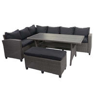 POLY GARNITUR Grau - Grau, Kunststoff - MCW