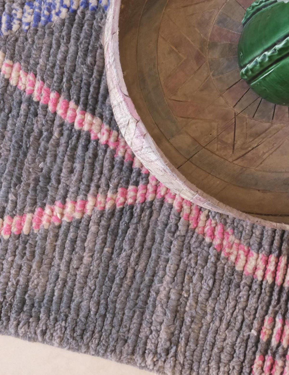 BERBERTEPPICH aus reiner Wolle 75x 406 cm - Grau, Naturmaterialien (75/406cm) - AFK Living