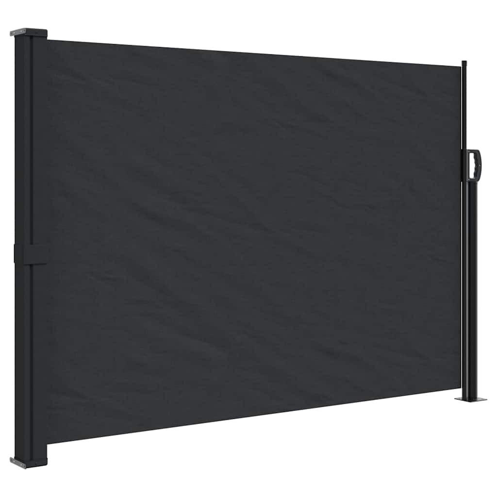 SEITENMARKISE Ausziehbar Schwarz 140x600 cm - Schwarz, Textil (600/140/600cm) - furnicato