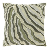 DEKOKISSEN Ezra Grün 45/45/8 cm - Salbeigrün, Textil (45/45cm) - Unique Living