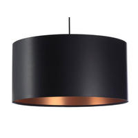 HÄNGELEUCHTE Kupfer 60/30 cm - Schwarz/Kupferfarben, Kunststoff (60/1.1/30cm) - ONZENO