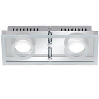 LED WANDLEUCHTE Metall Chrom Silber - Silberfarben, Glas (10/7/25cm) - Wofi