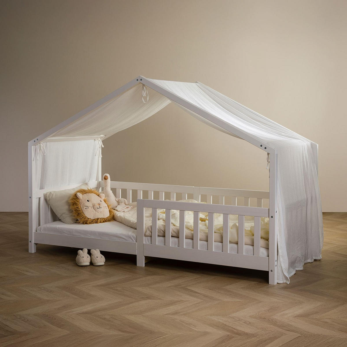 HAUSBETT-HIMMEL LIAN weiß - Weiß, Textil - IDIMEX