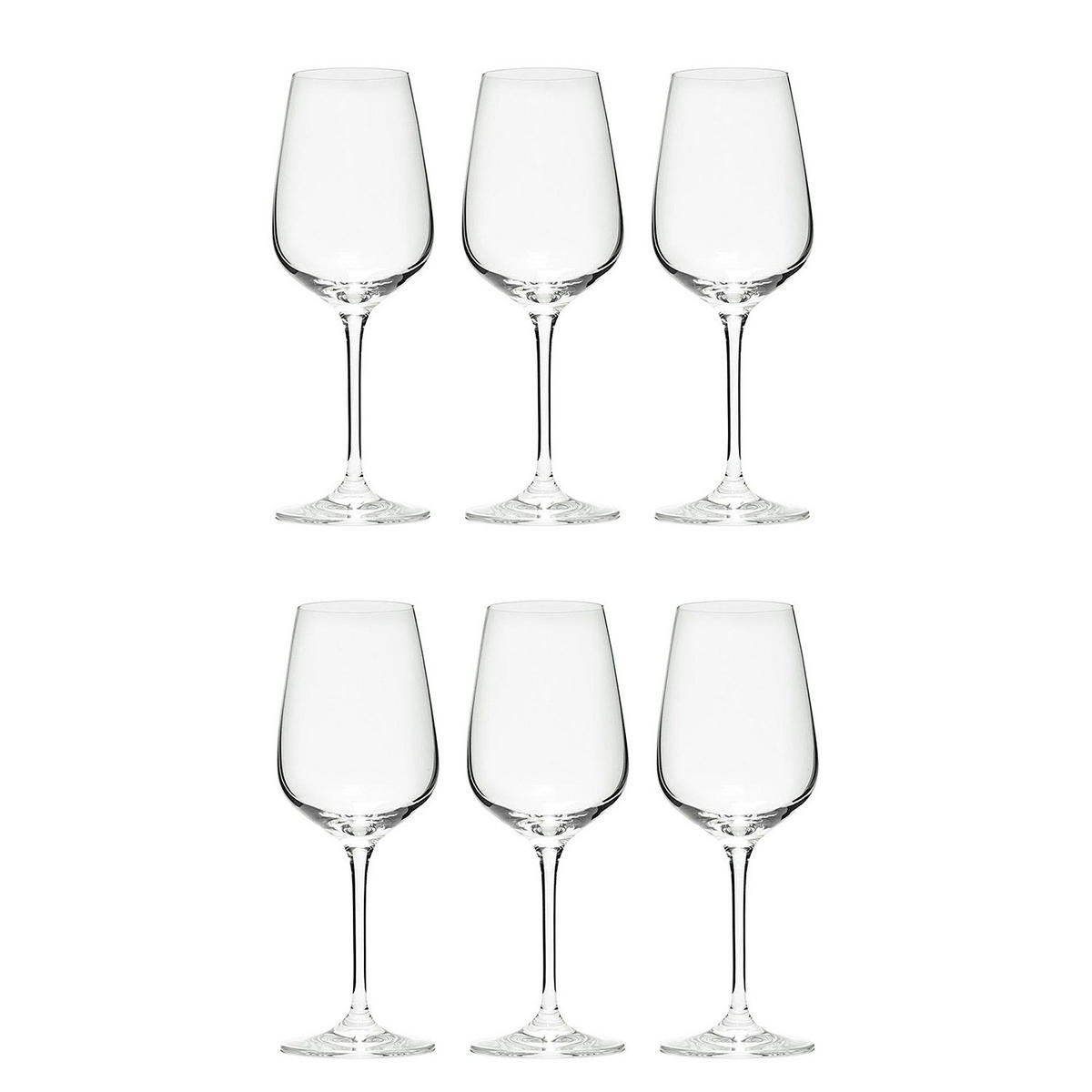 WEISSWEINGLAS (6er Set) Santè - Transparent, Glas (0.36L) - BUTLERS