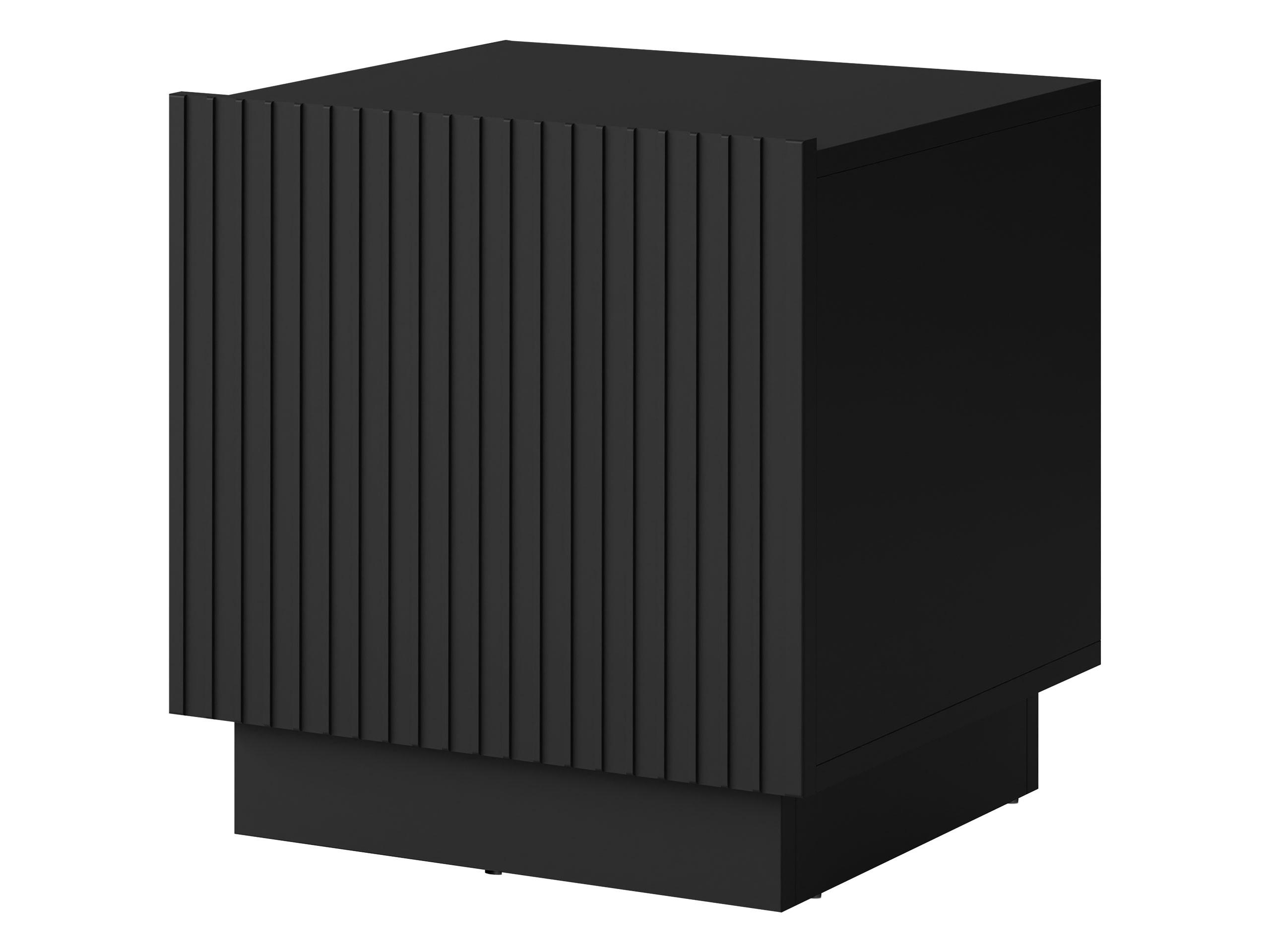 Mirjan24 Nachttisch-Set Schwarz 45x47x42 cm