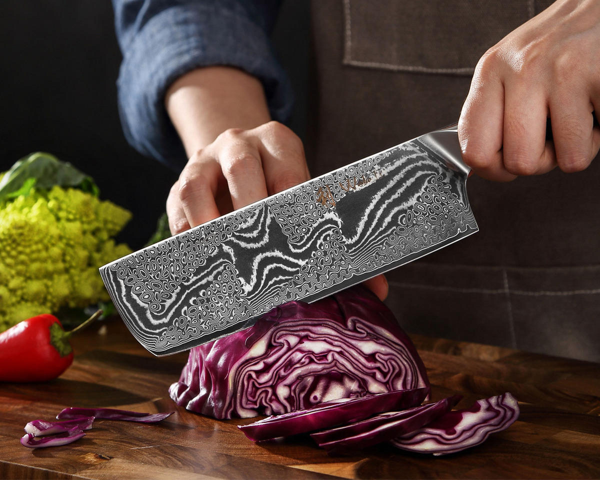 NAKIRIMESSER 17 cm - Schwarz, Metall (30cm) - Wakoli