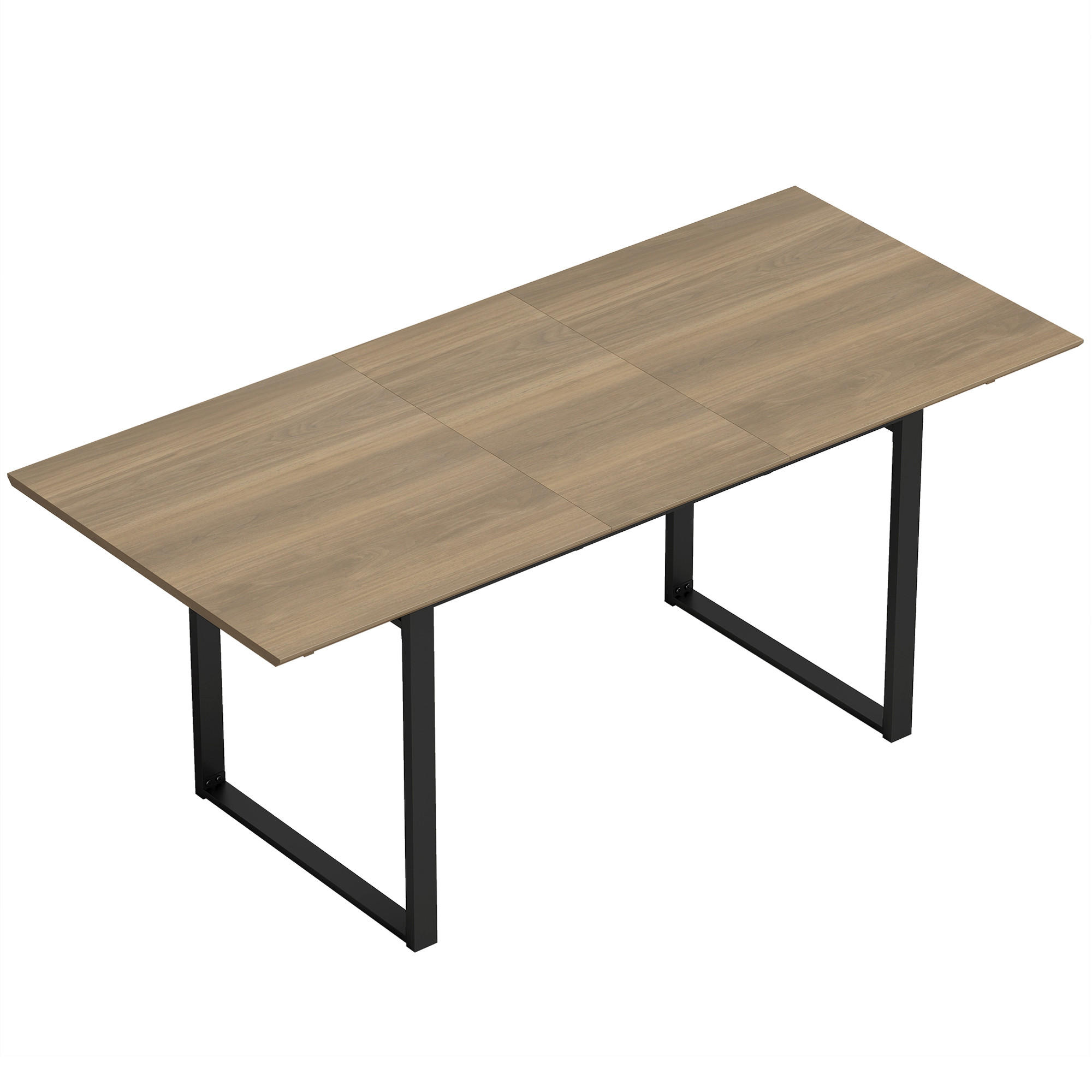 Homcom Ausziehbarer Braun 80x75x180 cm