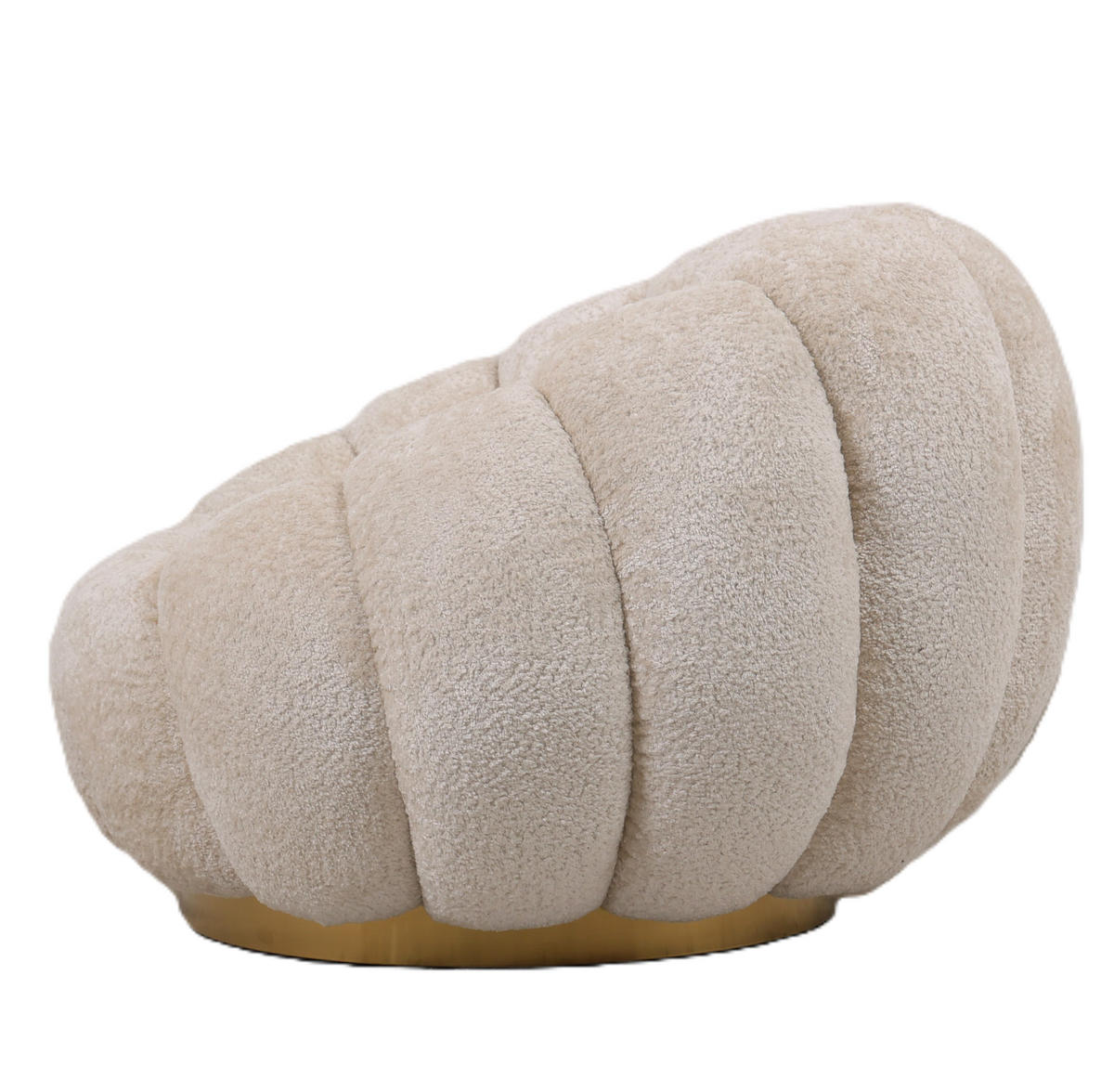 SESSEL Daisy Beige 90/94/64cm - Beige, Textil (94/64/90cm) - PTMD Collection